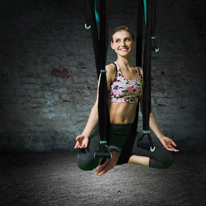Transform Your Yoga Practice with the Premium Aerial Hammock Anti-Gravity Yoga Swing Kit - Perfect for Inversion Therapy and Relaxation!