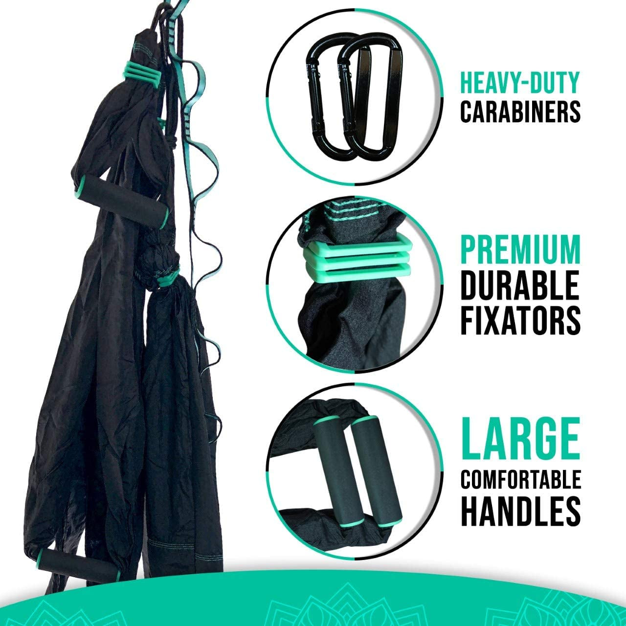 Transform Your Yoga Practice with the Premium Aerial Hammock Anti-Gravity Yoga Swing Kit - Perfect for Inversion Therapy and Relaxation!